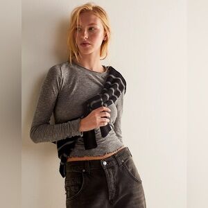 NWOT We The Free Be My Baby L/S Tee